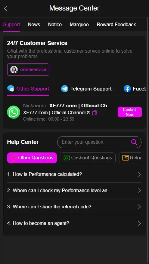 XF777 Game